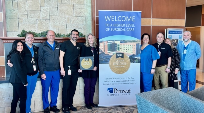 hospital staff welcoming award